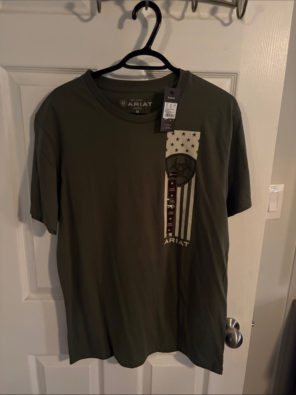 Ariat Olive Short-Sleeve Graphic Crew Tee